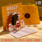 Christmas Party Creative 3D Cartoon Christmas Greeting Card