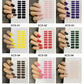 SEMI-GLOSS UV GEL NAIL STICKER KIT(With a  nail enhancement light )