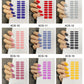 SEMI-GLOSS UV GEL NAIL STICKER KIT(With a  nail enhancement light )