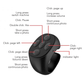 🥰2025 New Hot Sales - 50% OFF✨Fingertip Wireless Bluetooth Remote Control