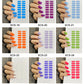 SEMI-GLOSS UV GEL NAIL STICKER KIT(With a  nail enhancement light )