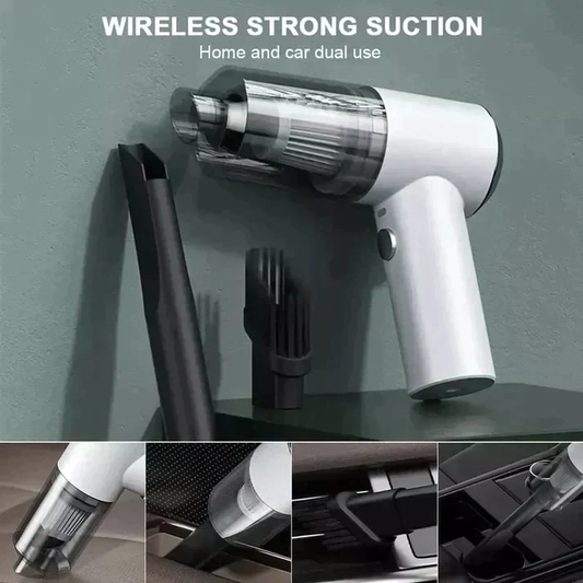 Cordless handheld vacuum cleaner for cars