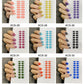 SEMI-GLOSS UV GEL NAIL STICKER KIT(With a  nail enhancement light )