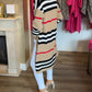 Long Sleeve Striped Cardigan