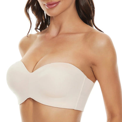 🏆HOT SALE 50% OFF - Full Support Seamless Strapless Convertible Bandeau Bra