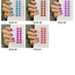 SEMI-GLOSS UV GEL NAIL STICKER KIT(With a  nail enhancement light )