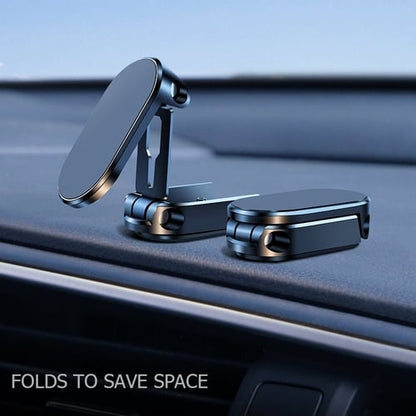 Alloy Folding Magnetic Car Phone Holder