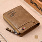 🎁 Hot Sale 2024🎁 Men's Leather Zip Wallet (RFID Protected)✨