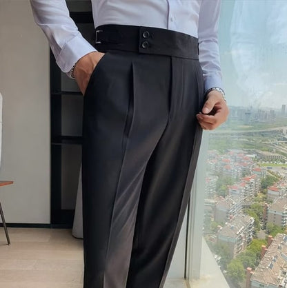 🎁Hot Sale 50% OFF⏳Men's Solid Color Straight Casual Trousers