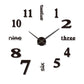 3D Wall Decal Decorative Clock