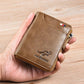 🎁Summer Hot Sale 2024🎁 Men's Leather Zip Wallet (RFID Protected)✨