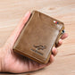 🎁 Hot Sale 2024🎁 Men's Leather Zip Wallet (RFID Protected)✨