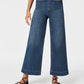 🔥Tummy Control Cropped Wide-Leg Jeans