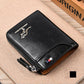 🎁 Hot Sale 2024🎁 Men's Leather Zip Wallet (RFID Protected)✨