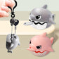 Creative Shark Eats Fish Keychain With Lanyard