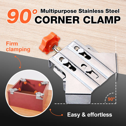 💝Multipurpose Stainless Steel 90 Degree Corner Clamp