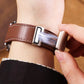 Exquisite Gifts - Fashion Magnetic Folding Buckle High Quality Leather Smart Watch Band