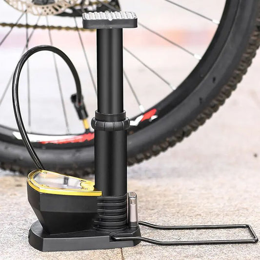 Bicycle Air Pump with Pressure Gauge