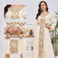 Delicate Embroidery Elegant Abaya Dress for Women