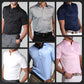 Semi-Spread Collar Shirt