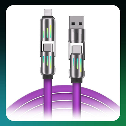 4-in-1 High-Speed Transfer Fast Charging Cable