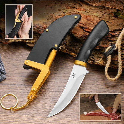 🔥  Outdoor Portable Fruit Knife with Sheath