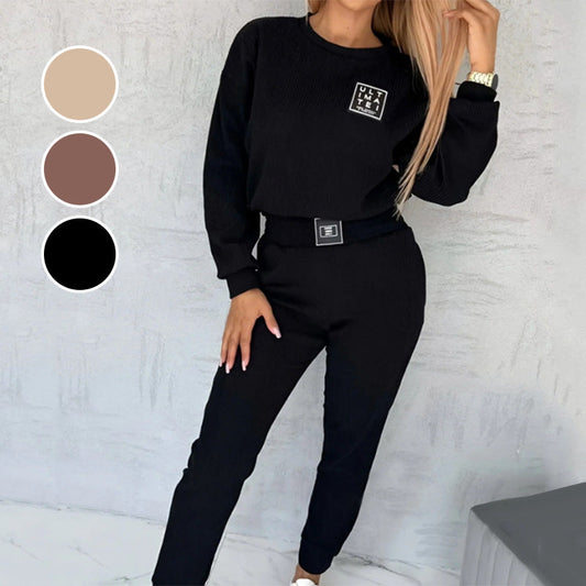 Women’s Corduroy Jogger Sweatsuit Set