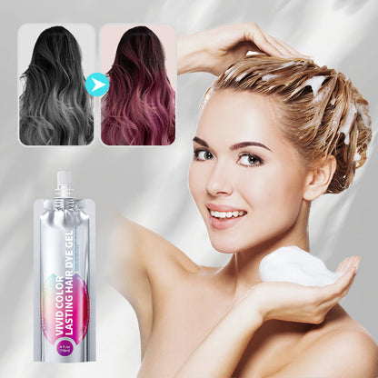 Vivid Color Lasting Hair Dye Gel