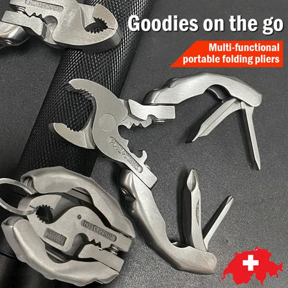 Mini 9-in-1 Multi-Purpose Stainless Steel Pliers