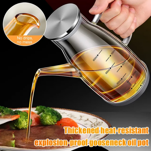 Oil Dispenser Bottle with Drip Free Spout