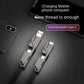 🔥Factory Direct Sales🎁4-in-1 [66W Fast Charging & Data Sync] Flat Braided Anti-Tangle Charger Cord with Velcro