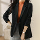 🎉New Product Launch💐– Simple Casual Draped Blazer（80%OFF）